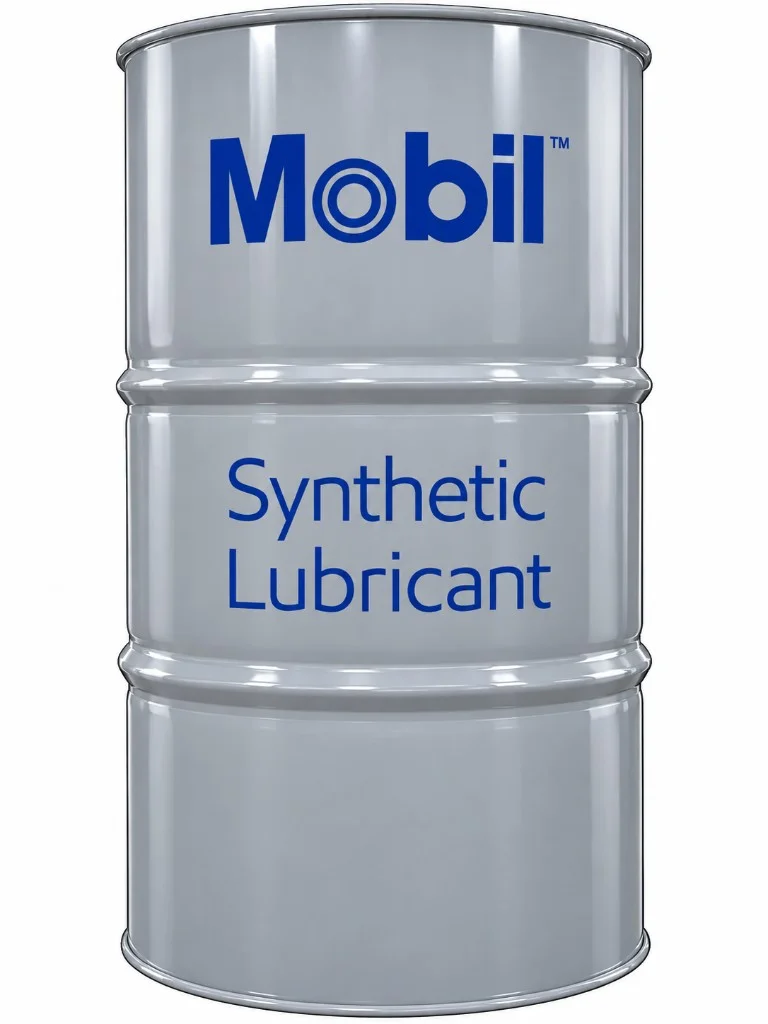 Mobil SHC synthetic lubricant drum